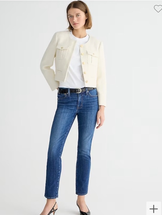 J. Crew Denim - J Crew 9" Vintage Slim-straight Cropped Jean in Amara Wash Size 32 Tall